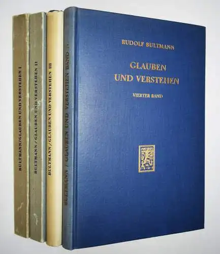 Bultmann, Glauben und Verstehen 1962-1968 PHILOSOPHIE