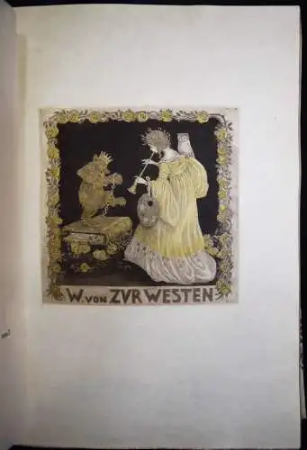 Zur Westen, Berlins graphische Gelegenheitskunst 1912 JUGENDSTIL REKLAME WERBUNG