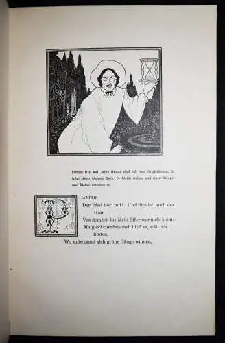 Dowson, Einen Augenblick Pierrot.  1921 Aubrey Beardsley NUMMERIERT 1/100 Ex.