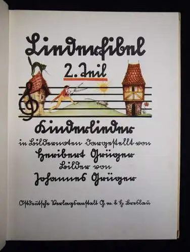 Grüger. Liederfibel. 2. Teil. Breslau 1930 SÜTTERLIN KINDERLIEDER LIEDER