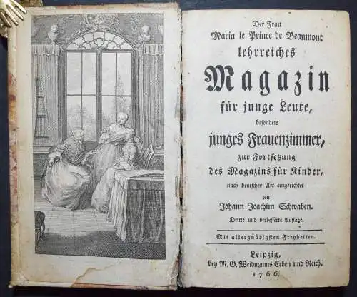 PÄDAGOGIK - 1766 - Leprince de Beaumont - Lehrreiches Magazin