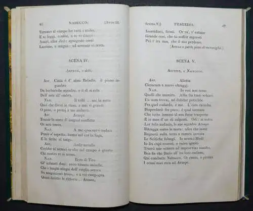 Niccolini, Nabucco - Erste Ausgaben - 1819 - Florenz - Drama - dramma