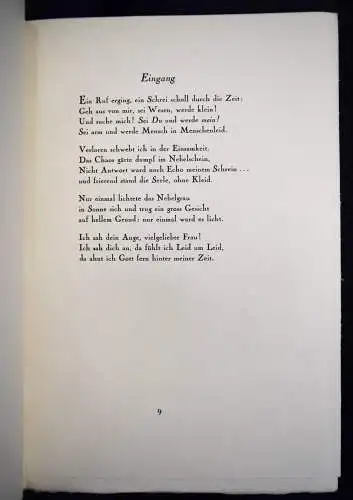 Fankhauser, Tag und Nacht 1925 SIGNIERT NUMMERIERT 1/50 Ex. VORZUGSAUSGABE LYRIK