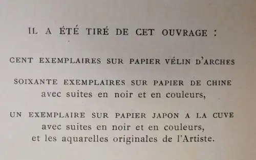 France, Anatole. Les contes de Jacques Tournebroche 1909 LEON LEBEGUE SIGNIERT