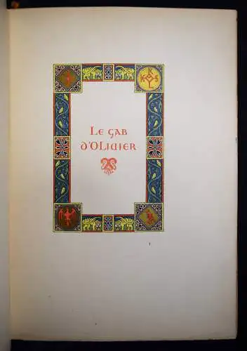 France, Anatole. Les contes de Jacques Tournebroche 1909 LEON LEBEGUE SIGNIERT