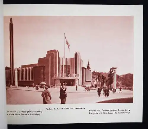 Exposition universelle & international de Bruxelles 1935 BELGIEN WELTAUSTELLUNG