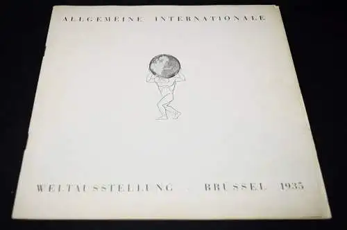 Exposition universelle & international de Bruxelles 1935 BELGIEN WELTAUSTELLUNG