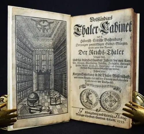 Lilienthal, Thaler-Cabinet das ist, Historisch-Critische 1735 NUMISMATIK MÜNZEN