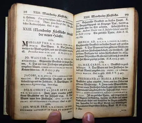 Lilienthal, Thaler-Cabinet das ist, Historisch-Critische 1735 NUMISMATIK MÜNZEN