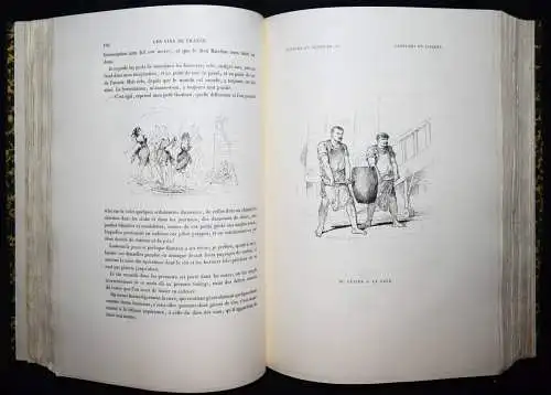 Bertall, La vigne - 1878 ÖNOLOGIE WEIN WEINBAU FRANKREICH CHAMPAGNER KARIKATUREN