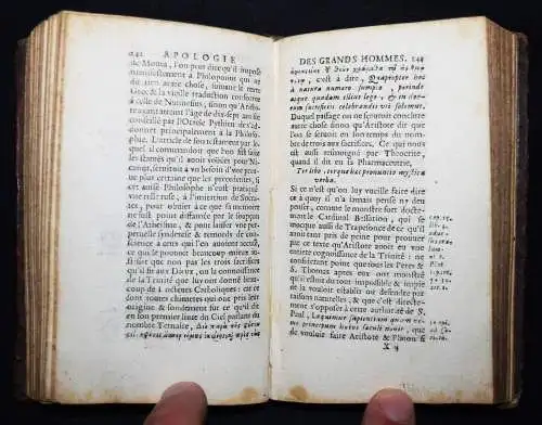 Naude, Gabriel. Apologie pour tous les grands hommes...1669 OKKULTISMUS MAGIE