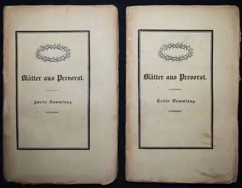 Kerner, Justinus. Blätter aus Prevorst - 1832 OKKULTISMUS MEDIZIN PSYCHOLOGIE