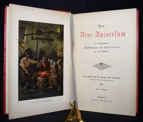 Neues Universum. Band 02. Stuttgart, Spemann 1882 ERFINDUNGEN TECHNIK