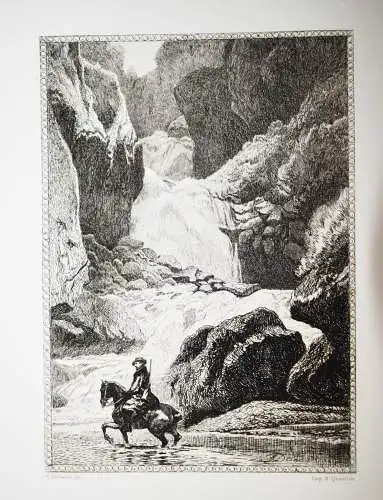 La Fontaine, Fables. FOLIO 75 planches à l’eau-forte par A. Delierre