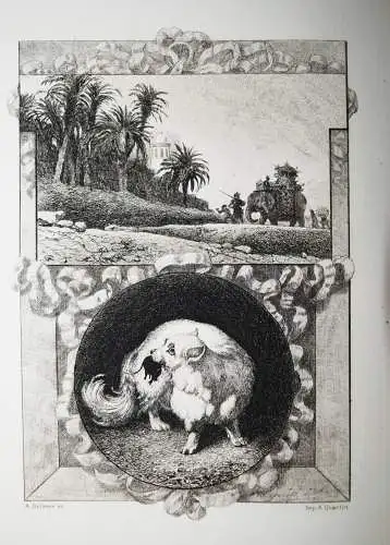 La Fontaine, Fables. FOLIO 75 planches à l’eau-forte par A. Delierre