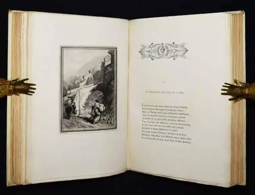 La Fontaine, Fables. FOLIO 75 planches à l’eau-forte par A. Delierre