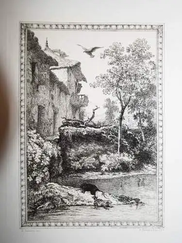 La Fontaine, Fables. FOLIO 75 planches à l’eau-forte par A. Delierre