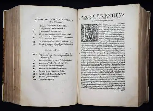 Cyrillus. Divi Cyrilli Archiepiscopi Alexandrini Operum omnium 1546 KIRCHENVÄTER