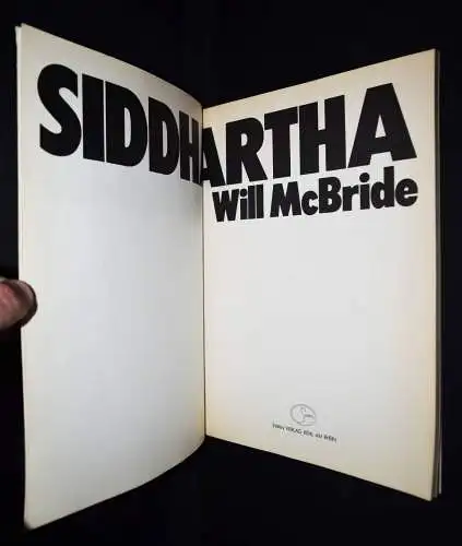 McBride, Siddhartha - 1982 INDIEN FOTOBILDBAND - Hermann Hesse