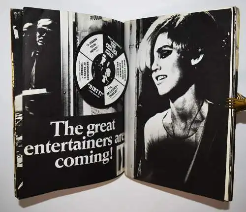 Warhol, Andy. Index (book). Random House 1967 POP-UP-ART