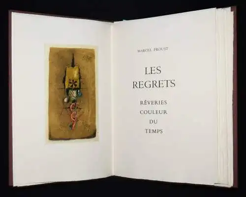 Proust, Les regrets NUMMERIERT 1/95 Ex. PRESSENDRUCK VORZUGSAUSGABE