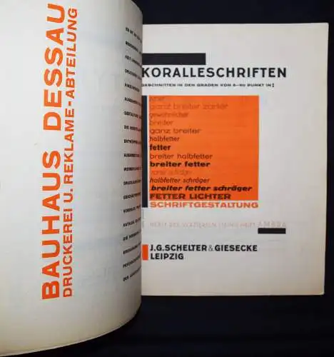 BAUHAUS – Berg, Offset-, Buch- und Werbekunst TYPOGRAPHIE DRUCKTECHNIK