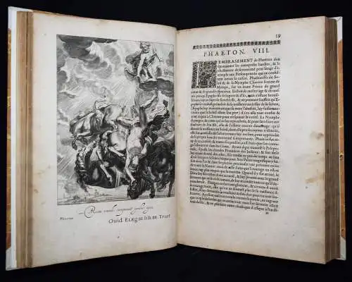 Marolles, Tableaux du temple des muses 1655 EMBLEMATA ANTIKE SAGEN MYTHOLOGIE