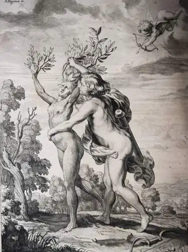Marolles, Tableaux du temple des muses 1655 EMBLEMATA ANTIKE SAGEN MYTHOLOGIE