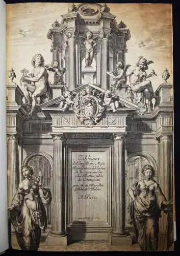 Marolles, Tableaux du temple des muses 1655 EMBLEMATA ANTIKE SAGEN MYTHOLOGIE