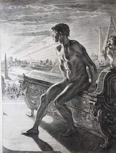 Marolles, Tableaux du temple des muses 1655 EMBLEMATA ANTIKE SAGEN MYTHOLOGIE