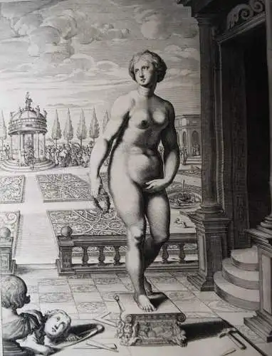 Marolles, Tableaux du temple des muses 1655 EMBLEMATA ANTIKE SAGEN MYTHOLOGIE