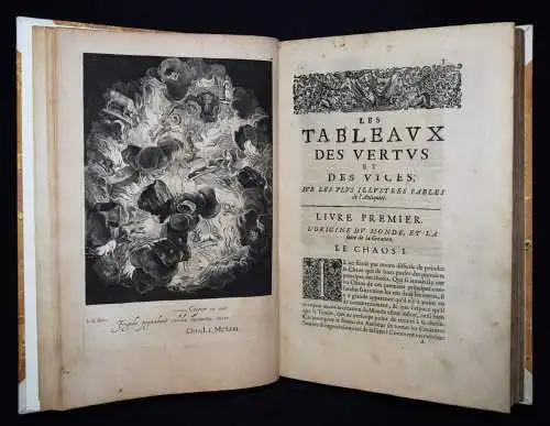 Marolles, Tableaux du temple des muses 1655 EMBLEMATA ANTIKE SAGEN MYTHOLOGIE