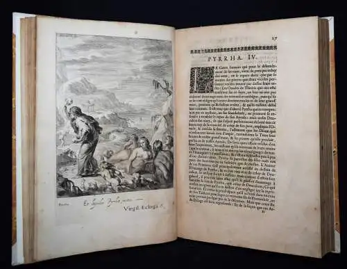 Marolles, Tableaux du temple des muses 1655 EMBLEMATA ANTIKE SAGEN MYTHOLOGIE