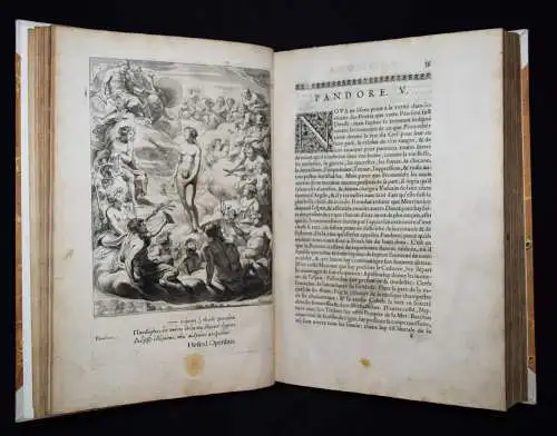 Marolles, Tableaux du temple des muses 1655 EMBLEMATA ANTIKE SAGEN MYTHOLOGIE