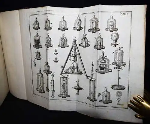 Muschenbroek, Beschreibung der doppelten und einfachen Luftpumpe 1765 MECHANIK