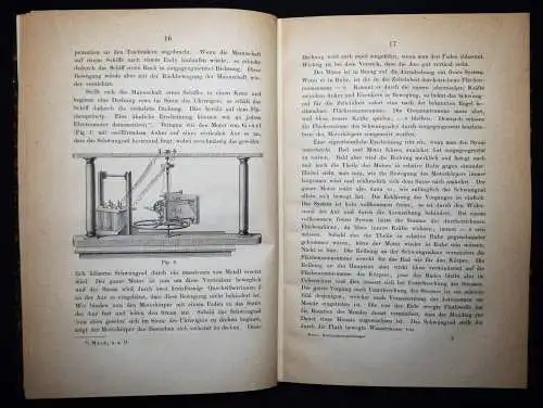 Mach, Ernst. Grundlinien der Lehre von den Bewegungsempfindungen 1875 MECHANIK