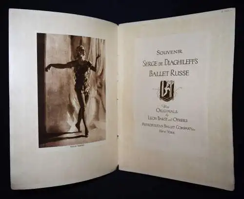 King, Souvenir. Serge de Diaghileff’s Ballet Russe 1916 RUSSIA DANCE ART NOUVEAU