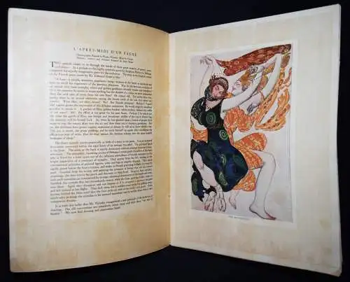 King, Souvenir. Serge de Diaghileff’s Ballet Russe 1916 RUSSIA DANCE ART NOUVEAU