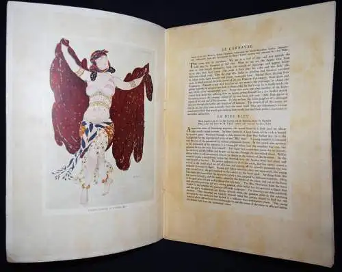 King, Souvenir. Serge de Diaghileff’s Ballet Russe 1916 RUSSIA DANCE ART NOUVEAU