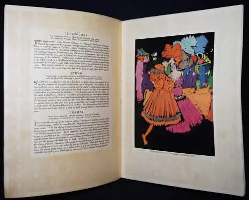 King, Souvenir. Serge de Diaghileff’s Ballet Russe 1916 RUSSIA DANCE ART NOUVEAU