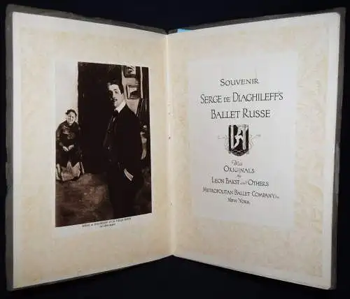 King, Souvenir. Serge de Diaghileff’s Ballet Russe 1916 RUSSIA DANCE ART NOUVEAU
