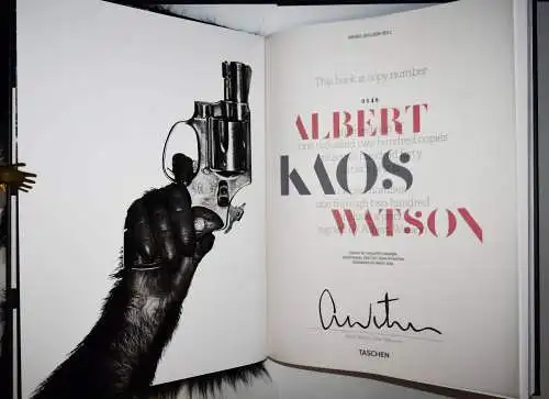 Golden, Kaos – Albert Watson. Taschen SIGNIERT NUMMERIERT 1/1000 POP-KULTUR