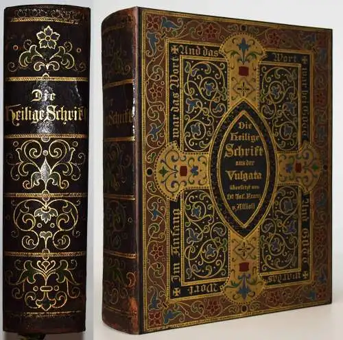 PRACHTBIBEL Allioli, Die Heilige Schrift des Alten und Neuen...1892 BIBEL