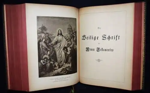 PRACHTBIBEL Allioli, Die Heilige Schrift des Alten und Neuen...1892 BIBEL