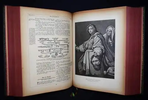 PRACHTBIBEL Allioli, Die Heilige Schrift des Alten und Neuen...1892 BIBEL