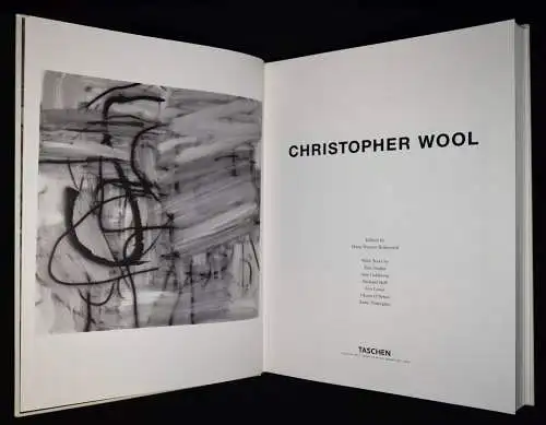 Holzwarth, Christopher Wool Taschen NUMMERIERT SIGNIERT RAISONNE WERKVERZEICHNIS