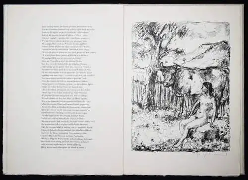 Vergil, Bucolica. 1974 ORIG.-LITHOGRAPHIEN Robert Kirchner SIGNIERT FOLIO