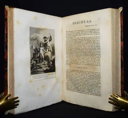Rousseau, Oeuvres completes. 8 Bände. Paris 1817 SCHÖNES DEKORATIVES EXEMPLAR