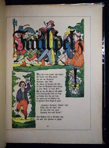 Struwwelpeteriade – Hoffmann, Heinrich. Bastian der Faulpelz - um 1920