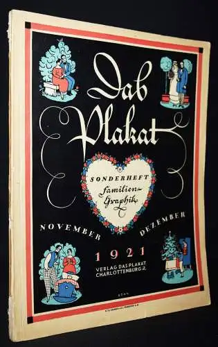 Sachs, Hans. Das Plakat, Jahrgang XII - 1921. PLAKATKUNST WERBUNG REKLAME